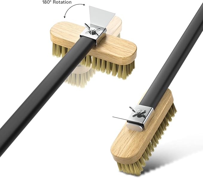 pizza oven cleaning brush/scraper