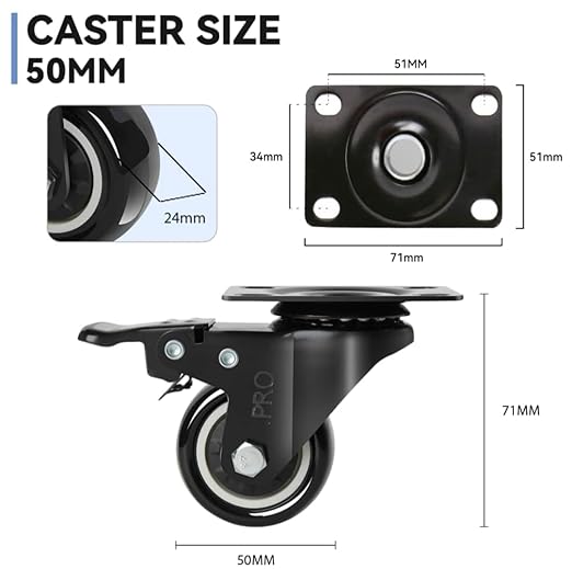 replacement caster wheels for bases